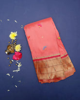 The Pink Soft Silk Saree